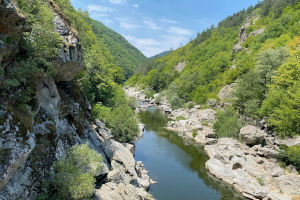 Teufelsbrücke Djawolski Most - Der Fluss Arda