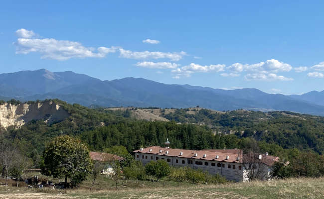 Bulgariens Gebirge - Das Pirin-Gebirge - Rozhen Kloster-Ansicht