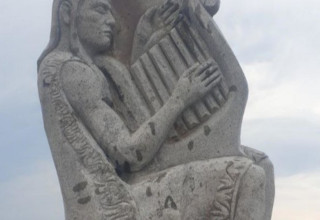 Bulgariens Gebirge - Die Rhodopen - Skulptur Orpheus Gipfel