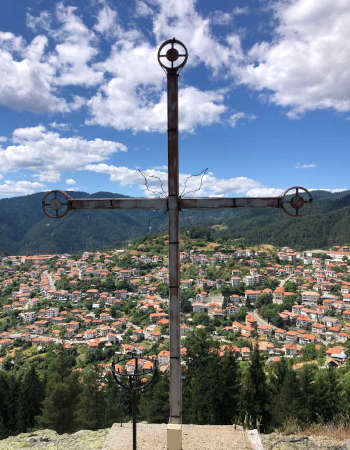 Rhodopen Dupchov Stein - Kreuz
